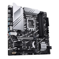 La carte mère ASUS PRIME Z790M-PLUS D4 prend en charge les processeurs Intel 13e et 12e cœurs avec 4 ports SATA 6 Gb/s 1 DisplayPort