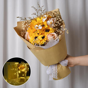 Gypsophila rose mixed and dried bouquet for girlfriend confession girlfriend birthday Valentine's Day gift wholesale - Product Image 3