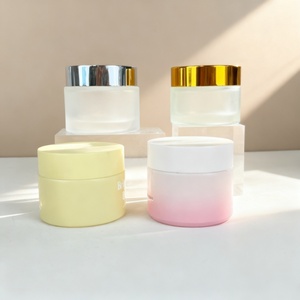 Oferta Especial: Crema de Día y Noche para el Cuidado de la Piel en Envase de Vidrio con Serigrafía Rosa Mate, 15g 20g 30g 50g 100g, Envase Redondo de Boca Ancha para Exfoliante Corporal - Product Image 6