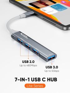 Cablecreration Tương thích Adapter <span class=keywords><strong>USB</strong></span> 3.0 <span class=keywords><strong>Type</strong></span>-C PD 4 trong 1 <span class=keywords><strong>USB</strong></span> C <span class=keywords><strong>HUB</strong></span> - Product Image 2