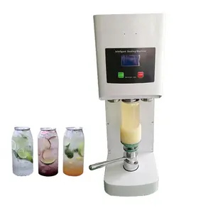 Semi Automatic Can Sealing Packaging Machine Lid Heat Sealer for Drink Milk Tea Shop for Commercial Use