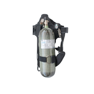 Alat pernapasan SCBA portabel 6,8l untuk pemadam kebakaran Respirator keselamatan andal kompak untuk pasar Eropa - Product Image 4
