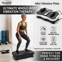 Kırmızı Işık Terapisi Titreşimli Platform Egzersiz Aleti Kilo Verme Ürünü Fitness Tüm Vücut İçin Ayakta Kullanılan İnce Mini Güçlü Masaj Cihazı