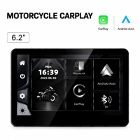 Navigation pour moto étanche IP67, écran 6,2 pouces, CarPlay sans fil, Android Auto pour BMW, écran 1000 NIT résistant au soleil