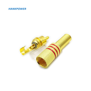 Vergoldetes Löten Cinch Phono AV <span class=keywords><strong>Audio</strong></span> Video Goldener Anschluss 339 Cinch-Stecker - Product Image 2