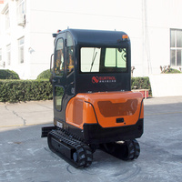 Mini-excavatrice de 2,0 tonnes, machine de terrassement haute performance, excavatrice compacte sur chenilles à vendre