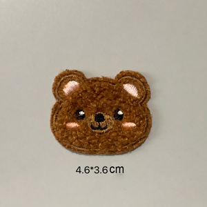 Patchs d'ours en chenille mignons avec support en fer articles de <span class=keywords><strong>mercerie</strong></span> patchs décorations patchs brodés personnalisés pour vêtements - Product Image 3