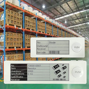 Etiqueta Electrónica de Precio con Pantalla de Tinta Electrónica Blanca y Negra de 4.3 Pulgadas, Iluminación LED, Imán ABS, para Sistemas EAS de Almacén y Tienda - Product Image 1