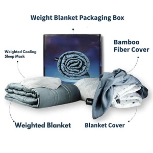<span class=keywords><strong>Couverture</strong></span> lestée pour adultes, housse amovible en bambou pour <span class=keywords><strong>couverture</strong></span> lourde rafraîchissante, idéale pour les personnes qui ont chaud la nuit. - Product Image 2