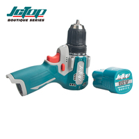 Perceuse-visseuse sans fil JCTOP 18V à batterie lithium, couple de 60 Nm, diamètre de perçage max. 10 mm, moteur sans balais, mini perceuse à main