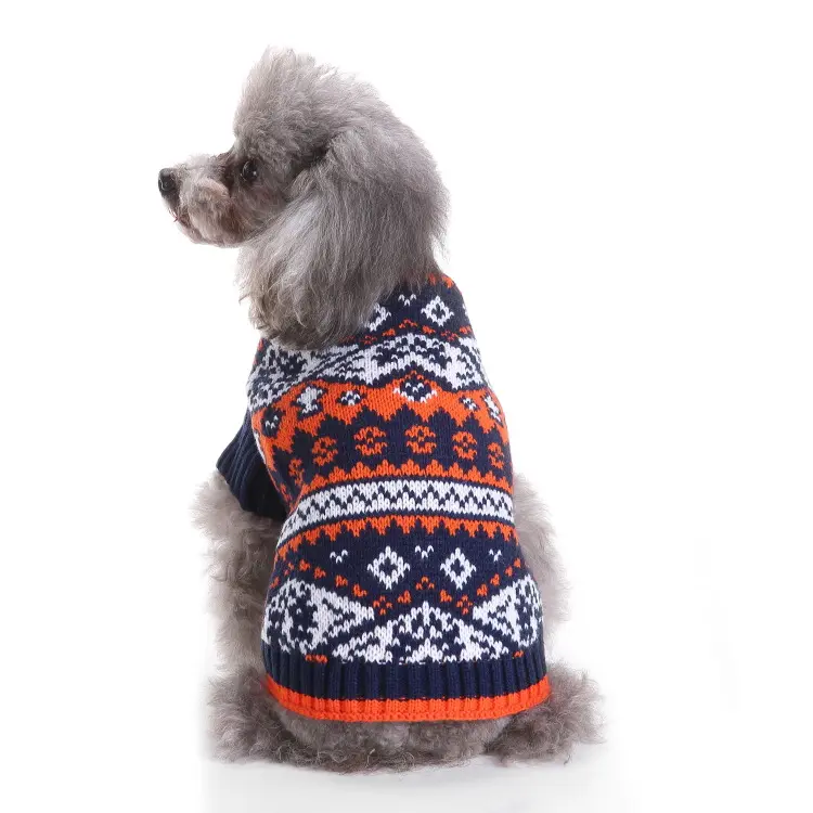 New Arrival Geometric Patterns Manufactures Pet Clothes Lovable Dogs Clothing Dogs Sweaters
