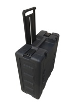 Tricases RJ4U Boîtier de rack simple 19 pouces 4u en plastique rigide antichoc en matériaux pp pour boîtier de rack de vol