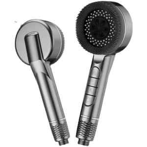 Cabezal de ducha filtrado con cepillo 5 modos Cabezal de ducha de pulverización de alta presión con filtros Elimina <span class=keywords><strong>el</strong></span> cloro, reduce la picazón en la piel seca - Product Image 2
