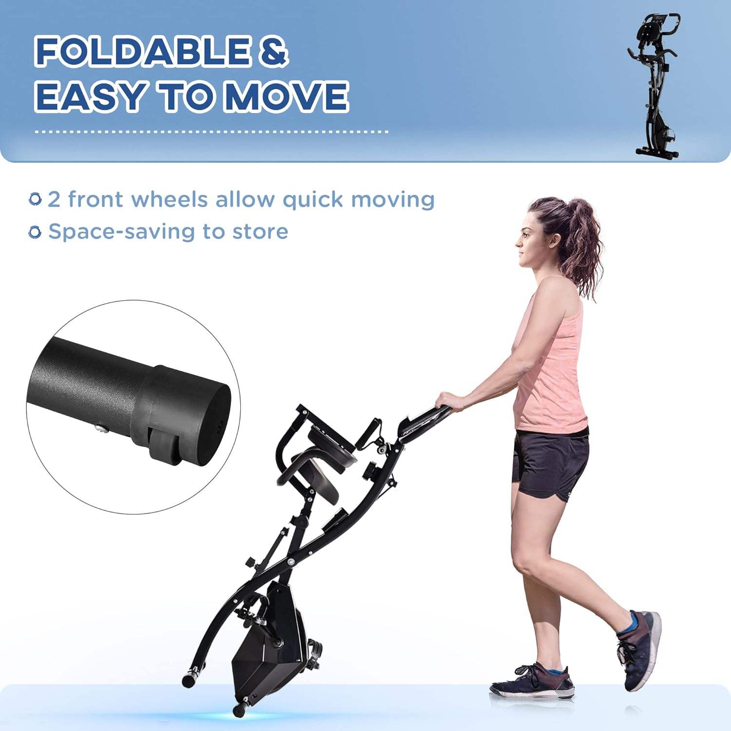 Slim Cycle Easy Cycle Exercise Bike Magnetic X Bike Chainless