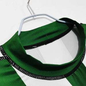 Maillot de football rétro à manches courtes vert et blanc pour adulte 2003 - Product Image 3