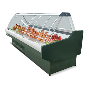 <span class=keywords><strong>Vitrine</strong></span> réfrigérée autonome pour comptoir de <span class=keywords><strong>service</strong></span>, idéale pour la pâtisserie et la viande cuite, équipement de boucherie - Product Image 6