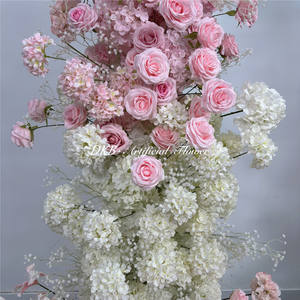 Arco de Flores Artificiales Ajustable y Ecológico DKB para Decoración de Bodas, 6-7 pies de Altura, Duradero y Portátil - Product Image 4