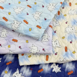 Mochila escolar impermeable tela precio de fábrica diseño de punto compuesto de sarga acolchado ultrasónico con patrón impreso para niños niñas - Product Image 6