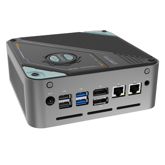 Fan Cooling Mini PC Ultra 9 185H 32G DDR5 PCIe 2.5" SSD Dual 2.5G Win11 Desktop Mini Computer for Gaming Office AI Thunderbolt4