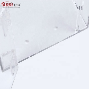 Forma de Casa Acrílico transparente Caridad Dinero en efectivo Cajas de colección de recaudación de fondos Caja de donación de plástico con cerradura - Product Image 5