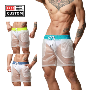 Custom Gym Mesh Nylon Beach Straight Leg <strong>Tight</strong> Sport Lifting Workout <strong>Swim</strong> <strong>Shorts</strong> for Men - Product Image 1