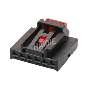 Arnés de cableado eléctrico hembra de 6 pines, Conector de plástico automático 1S0 972 706