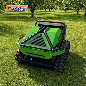 Tondeuse à gazon robotisée télécommandée, homologuée CE EPA, pour tous terrains, avec chenilles en caoutchouc agricoles - Product Image 2