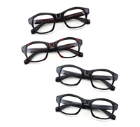 Monturas Ópticas de Acetato Extra Grandes Estilo Vintage, Gafas de Moda Unisex con Montura Gruesa, Monturas para Lentes Graduadas al por Mayor