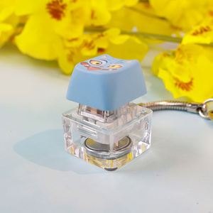 Claviers en forme de chat personnalisés, porte-clés multi-formes, jouet porte-clés LED, porte-clés anti-stress, claviers mécaniques, claviers anime personnalisés - Product Image 4