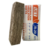 Isolation en laine de verre MBI ASTM E84 non inflammable R11 Eco Brown pour l'Amérique du Nord, cadre en fibre de verre, isolation en laine de verre Eco Brown