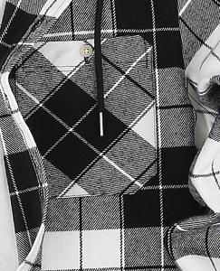 <span class=keywords><strong>Camicia</strong></span> <span class=keywords><strong>Giacca</strong></span> Casual da Uomo di Tendenza di Alta Gamma 2025 Antirughe Versatile a Maniche Lunghe con Cappuccio in Flanella a Quadri - Product Image 4