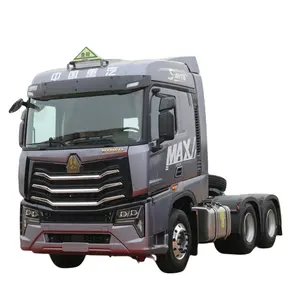 Nóng bán xe tải nặng HOWO Max 510hp 6x4 AMT DIESEL tự động Euro 6 HOWO máy kéo xe tải sử dụng xe ô tô để bán