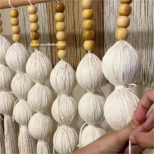 En stock, <span class=keywords><strong>tapisserie</strong></span> murale en macramé minimaliste nordique pour une décoration intérieure chaleureuse - Product Image 6