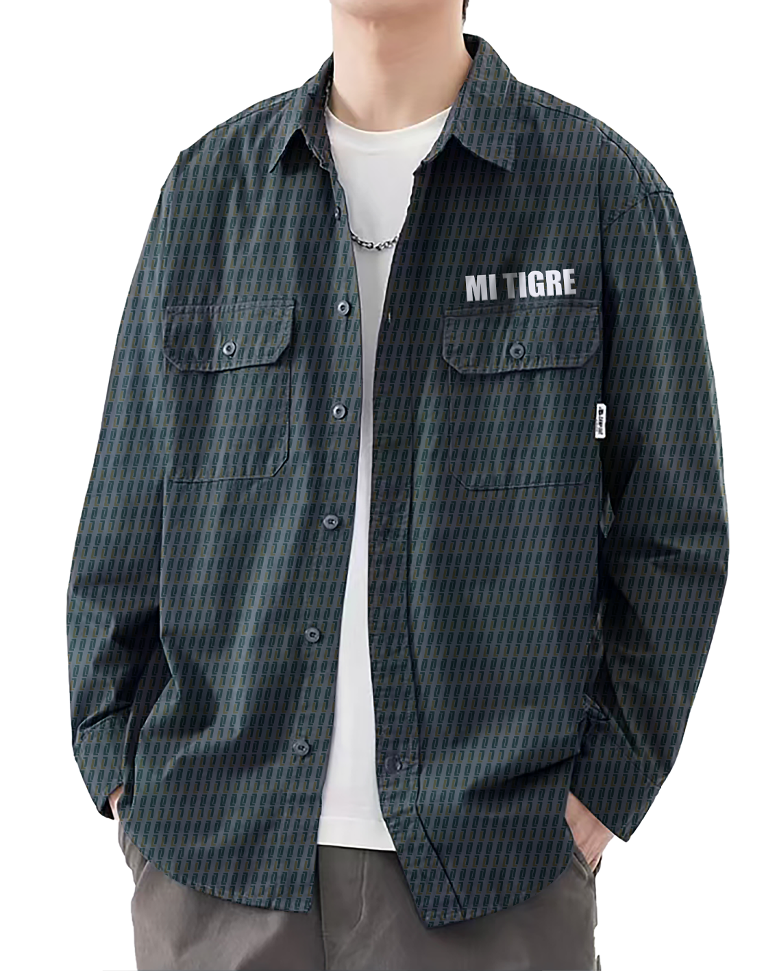 2025 Business Casual Dress Cotton Men's Jacket for Spring Autumn Button  Down Long Sleeves Formal Fashion Shirt Jacket