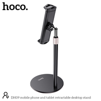 Support de bureau rétractable pour téléphone portable et tablette, réglable en hauteur, Hoco OEM DH09, 2022