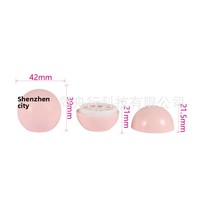 Tubes de brillant à lèvres sphériques en forme d'animaux, design mignon, contenants de rouge à lèvres, emballages cosmétiques vides, modèle GN-Z23031, 7g, taille standard