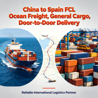 Transporte Marítimo LCL Económico de China a España, Transporte Estable para Carga Normal, Soporte Logístico Oficial de Amazon FBA, Tiempo de Tránsito de 15 a 35 Días