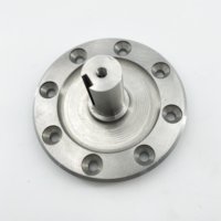 Composants industriels OEM ODM personnalisés en aluminium 6061 poli, usinés CNC 5 axes, adaptateur de moyeu de roue à bride pour disque de frein