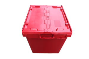 JOIN Plastic Storage Totes <strong>Crates</strong> Plastic Storage Moving <strong>Boxes</strong> Attached Lid Container Moving <strong>Crate</strong> - Product Image 3