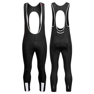 Cuissard à bretelles Unis, longueur longue, noir avec dos jaune, séchage rapide, évacuation de l'humidité, Spandex/Nylon, cuissard VTT personnalisé - Product Image 3