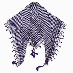 Vente en gros Arabie Saoudite Hijab à carreaux pour hommes avec pompon Yashmagh Dubaï EAU Turban pour hommes musulmans - Product Image 3