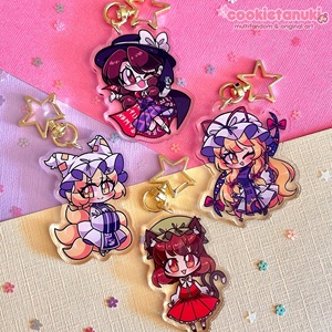 OEM Odm อนิเมะ <span class=keywords><strong>Touhou</strong></span> Project ตัวละครชาร์มส์ ฉบับที่ 1 อะคริลิกสองด้าน - Product Image 3