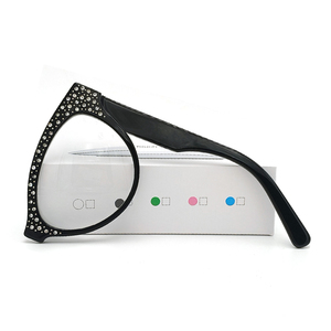 نظارات قراءة عالية الجودة مع مكبر للأزياء الماسية ، نظارات قراءة من ورق درجة - Product Image 3