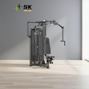 Macchina Commerciale SK a Carico Selezionabile per Pectoralis, Deltoidi Posteriori, <span class=keywords><strong>Petto</strong></span> e Spalle - Attrezzo da Palestra per Allenamento di Forza e Condizionamento Muscolare - Product Image 2