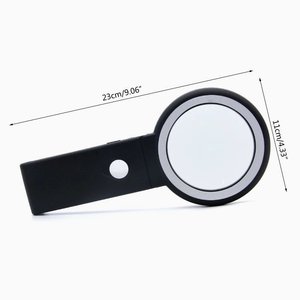 Loupe portative/de bureau avec 18 LED, lumière froide et chaude, 3 modes d'éclairage, loupe illuminée - Product Image 2