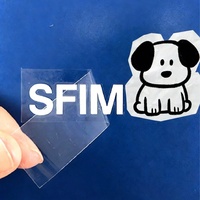 Autocollants de transfert imperméables personnalisés pour ordinateurs portables, vélos, voitures, autocollants en vinyle DIY, logos personnalisés transparents