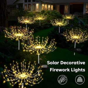 Outdoor Waterproof Solar Firework Landscape <strong>Light</strong> Garden Decoration <strong>Light</strong> for <strong>Pathway</strong> Patio <strong>Christmas</strong> Wedding Party - Product Image 1