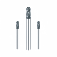 Nouvelle fraise à queue en carbure à 2 cannelures pour centre d'usinage haute vitesse, fraises CNC pour acier, personnalisable OEM/ODM, 55HRC, conventionnelle