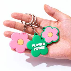 かわいいラバーキーホルダー カスタムロゴ ソフト<span class=keywords><strong>PVC</strong></span>キーホルダー プロモーション カスタム漫画キャラクターラバーキーホルダー - Product Image 4