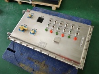 Boîtier de commande d'éclairage antidéflagrant Ex d Ex E DC48V 36V 24V IP66 pour systèmes de contrôle, installations industrielles, pétrole et gaz